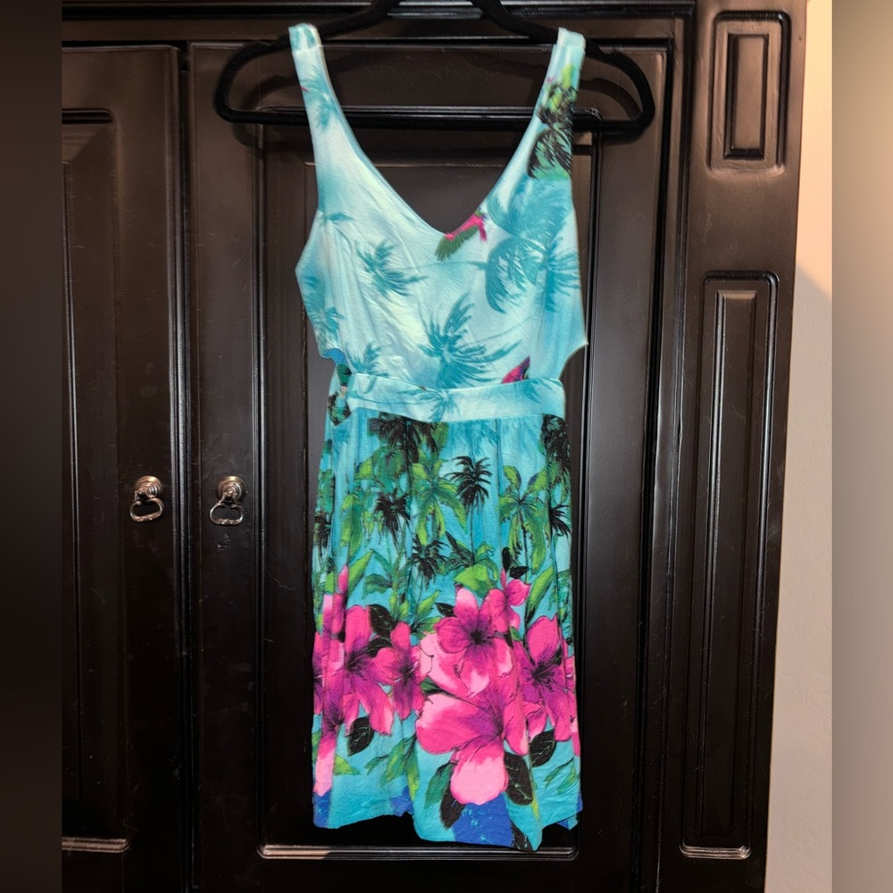 Hawaiian print sundress